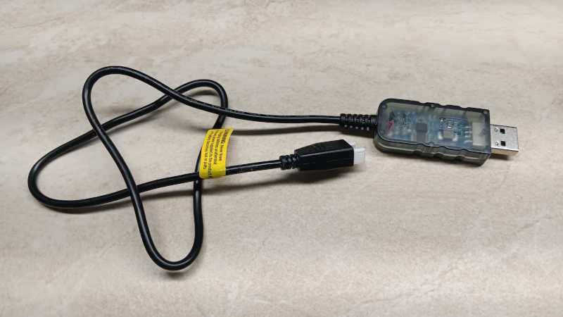 USB LiPo Charger that come stock with Losi Mini T 2.0 1